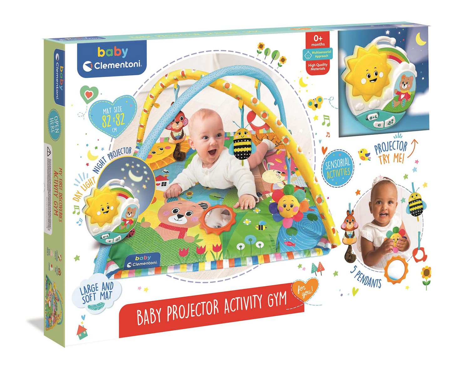 Clementoni – Aktivitetstæppe Med Projektor