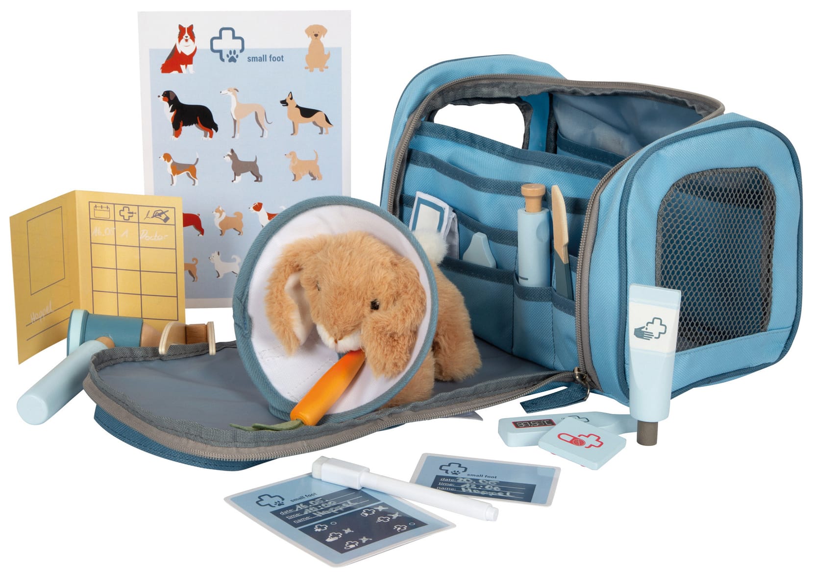 Dyrlægetaske med kanin