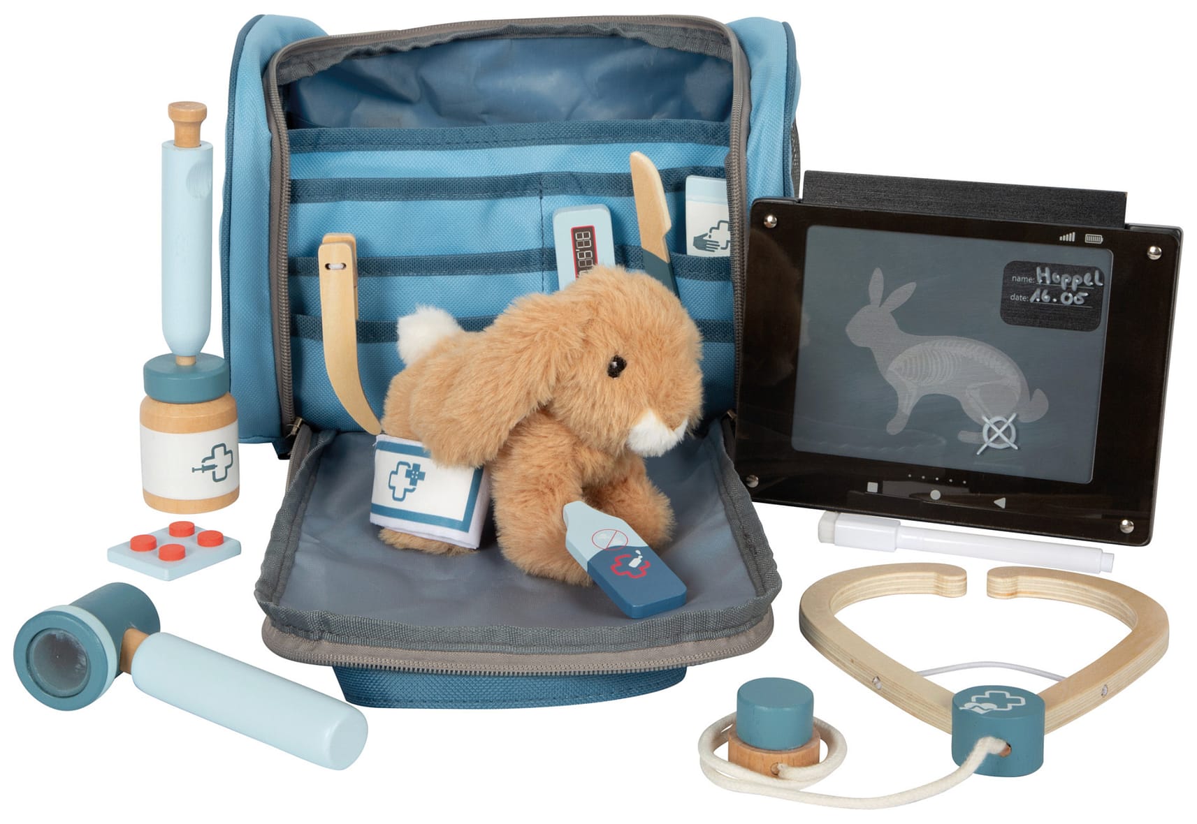 Dyrlægetaske med kanin
