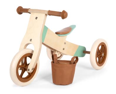 2-i-1 Løbecykel Maxi Karamelbrun 1