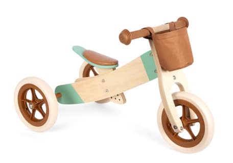 2-i-1 Løbecykel Maxi Karamelbrun